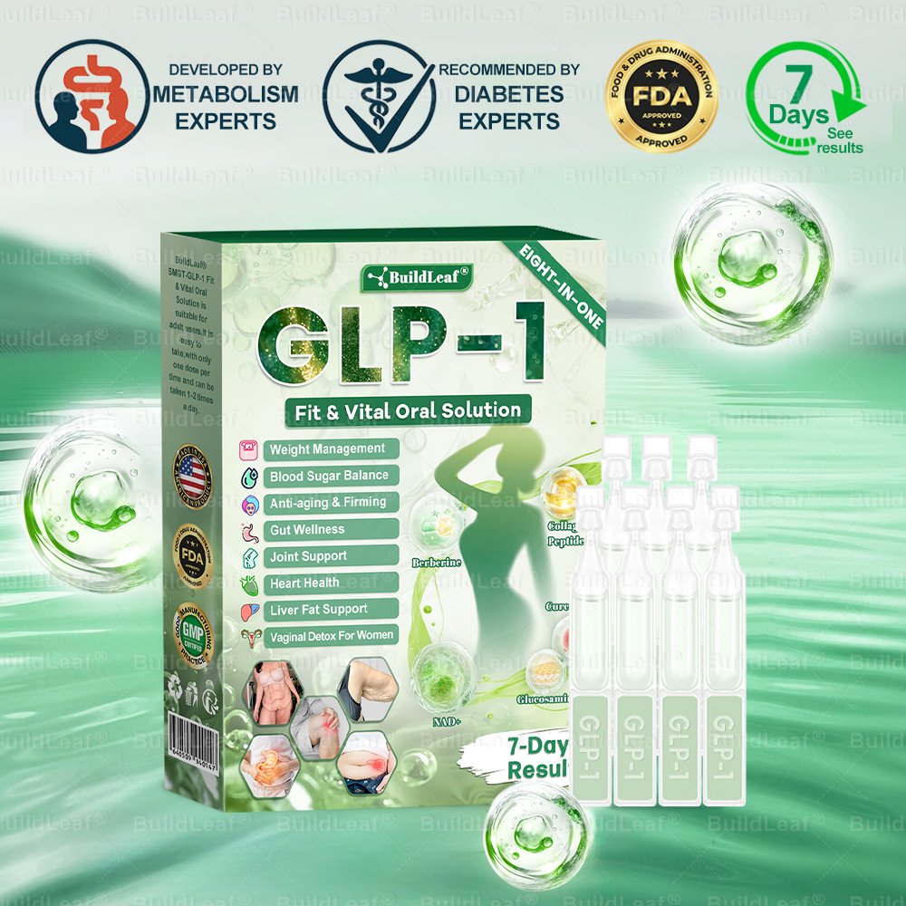 🎁 DOOEKA® GLP-1 8 az 1-ben Fit & Vital Szájon át szedhető oldat – 👨⚕️ Napi egyszer, 7 nap alatt látható változás / Elhízás, szív- és érrendszeri egészség, cukorbetegség, alvási apnoe, bélrendszer egészsége, ízületi problémák és még sok más esetén🎁