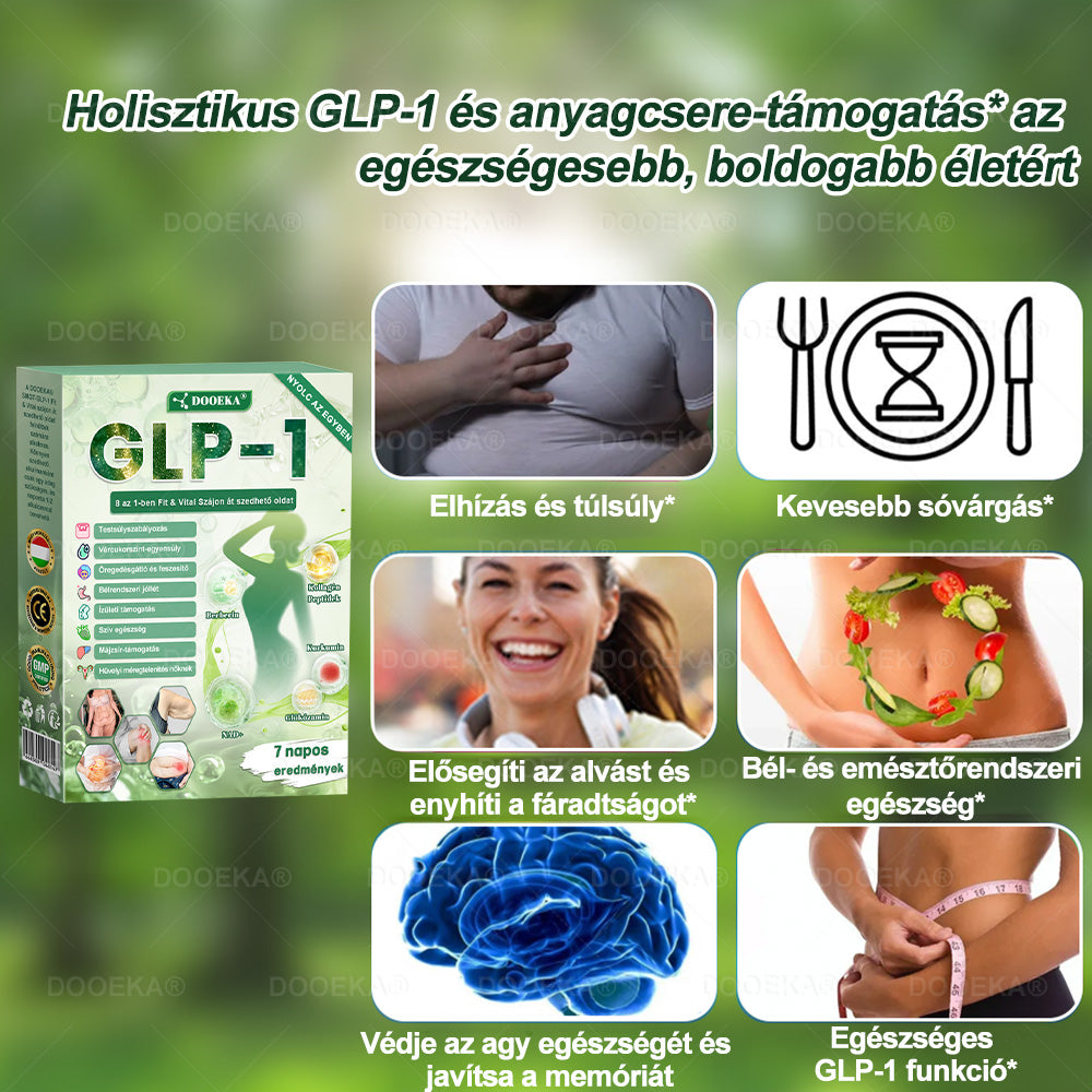 🏆 DOOEKA® GLP-1 8 az 1-ben Fit & Vital Szájon át szedhető oldat – 👨‍⚕️ Napi egyszer, 7 nap alatt látható változás / Elhízás, szív- és érrendszeri egészség, cukorbetegség, alvási apnoe, bélrendszer egészsége, ízületi problémák és még sok más esetén