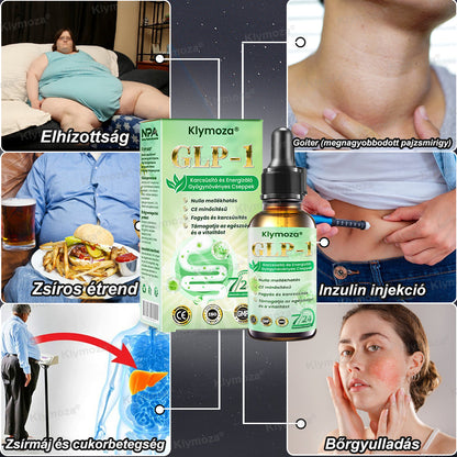 💥A Magyar Orvosi Kamara hivatalos ajánlásával 💥 | Klymoza® GLP-1 Karcsúsító és Energizáló Gyógynövényes Cseppek