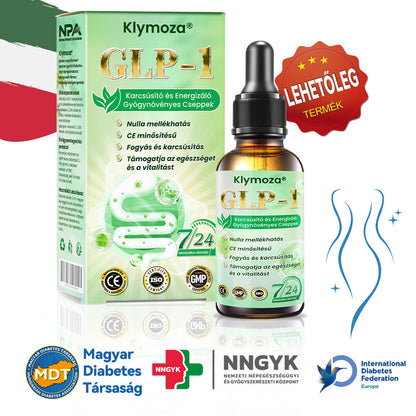 💥A Magyar Orvosi Kamara hivatalos ajánlásával 💥 | Klymoza® GLP-1 Karcsúsító és Energizáló Gyógynövényes Cseppek