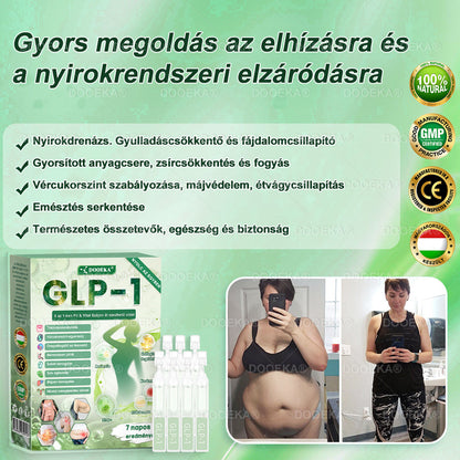 🏆 DOOEKA® GLP-1 8 az 1-ben Fit & Vital Szájon át szedhető oldat – 👨‍⚕️ Napi egyszer, 7 nap alatt látható változás / Elhízás, szív- és érrendszeri egészség, cukorbetegség, alvási apnoe, bélrendszer egészsége, ízületi problémák és még sok más esetén